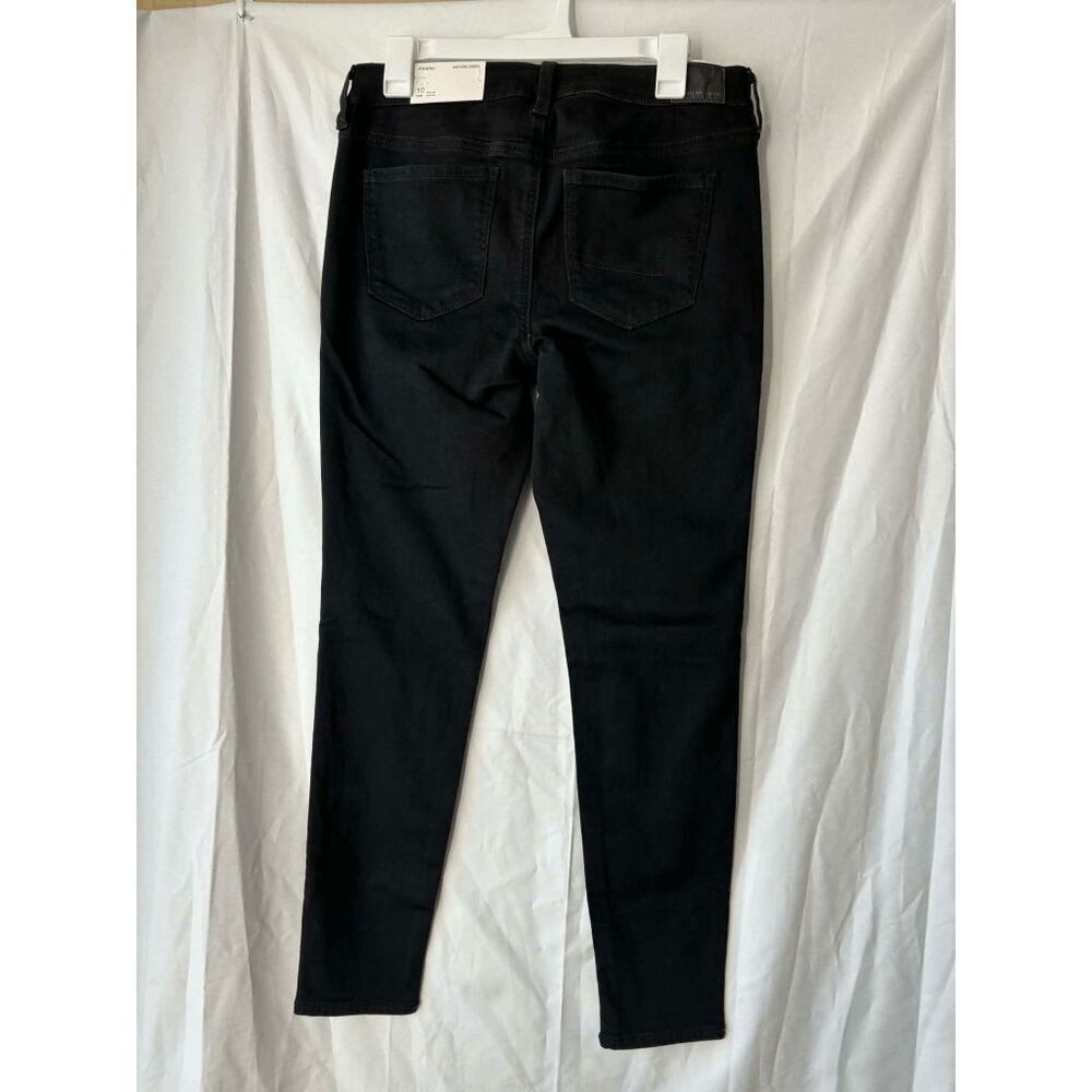 American Eagle Next Level Stretch Jegging in Onyx Black Size 10 Standard - Picture 2 of 2